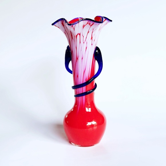 Czech Tango Glass Vase 1930s-40’s